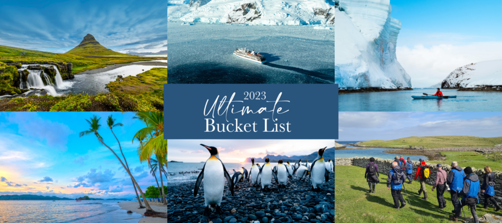 The travel bucket list of 2023